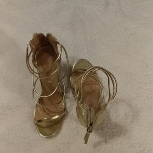 Gold dress heels